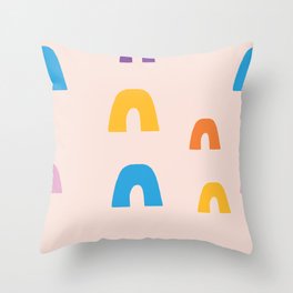 Rainbow art  Throw Pillow
