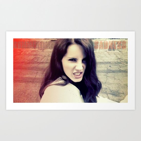 Summertime Sadness Art Print