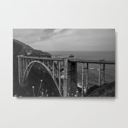Bixby Bridge Metal Print