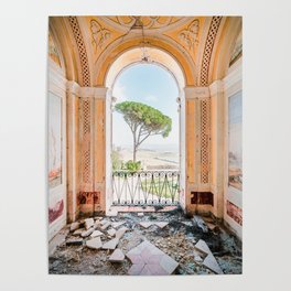 Italian View in Decay Poster