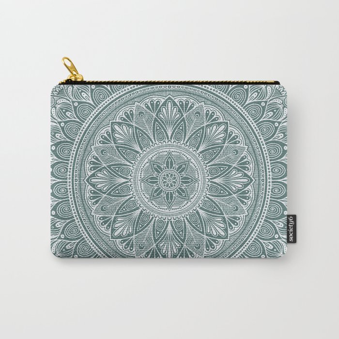 Bloom- Agave Blue Carry-All Pouch