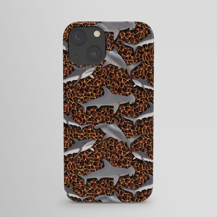 Lava Sharks iPhone Case