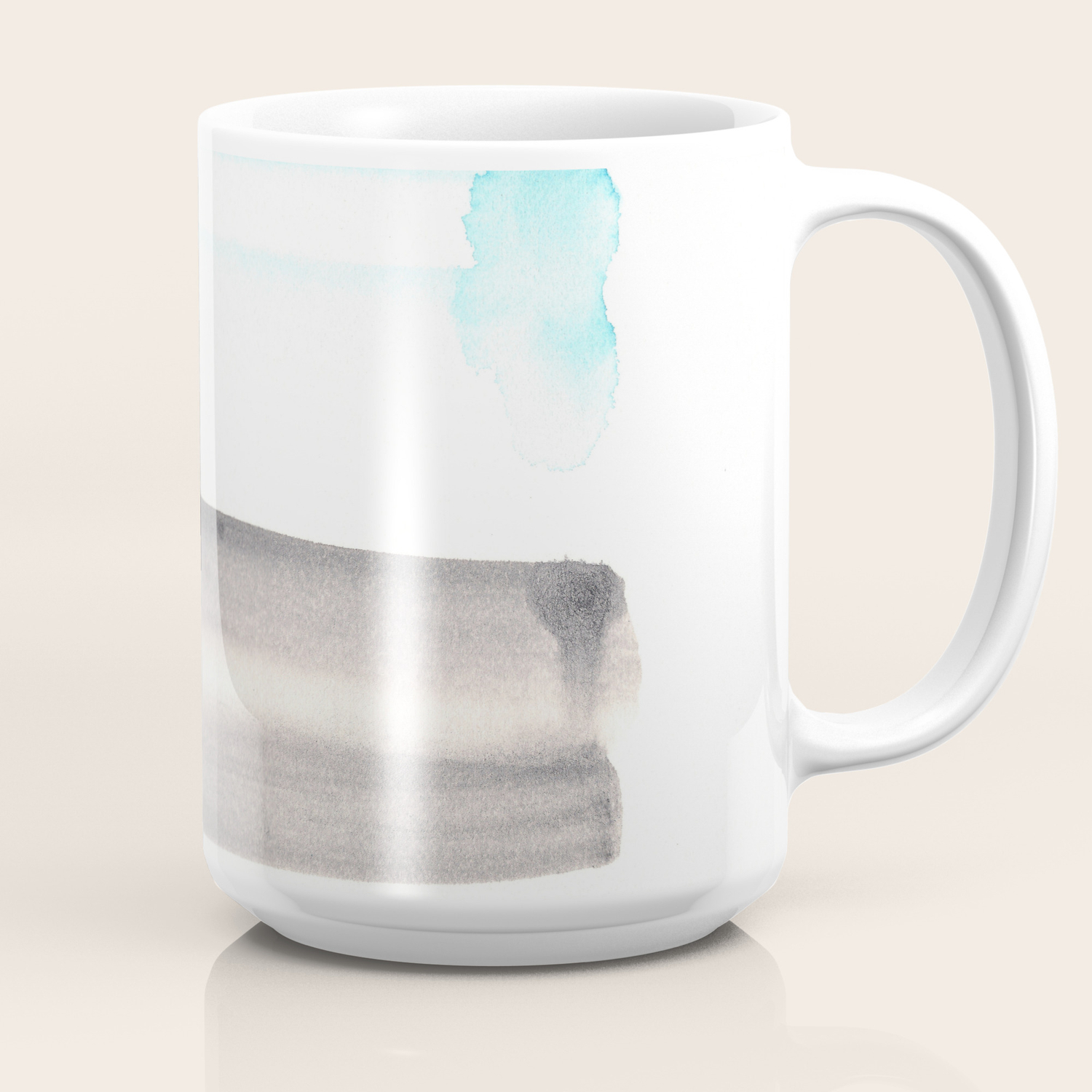 Cool As Ice Watercolour Painting Minimalist Watercolor Coffee Mug By Valourine Society6