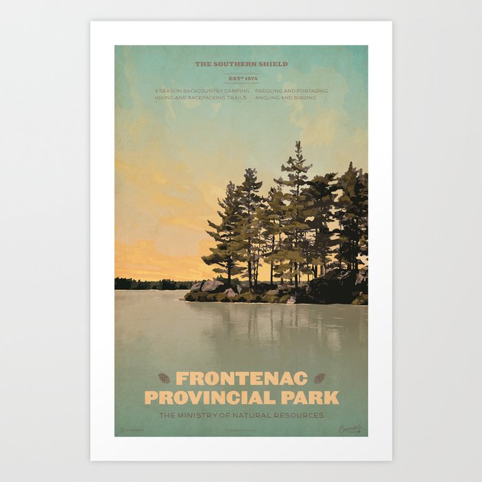 Frontenac Provincial Park Poster Art Print