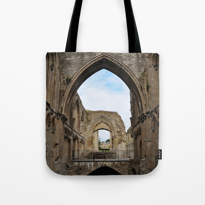 Glastonbury Abbey Tote Bag