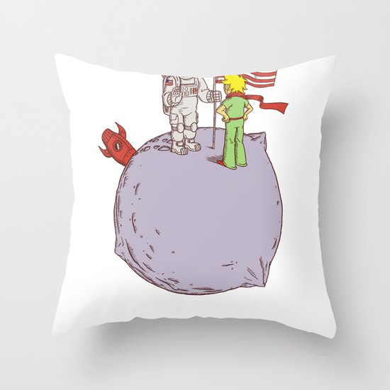 I Was Here First Throw Pillow