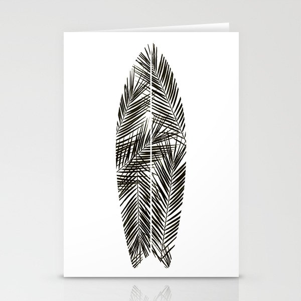 Surfboard Palm Stationery Cards