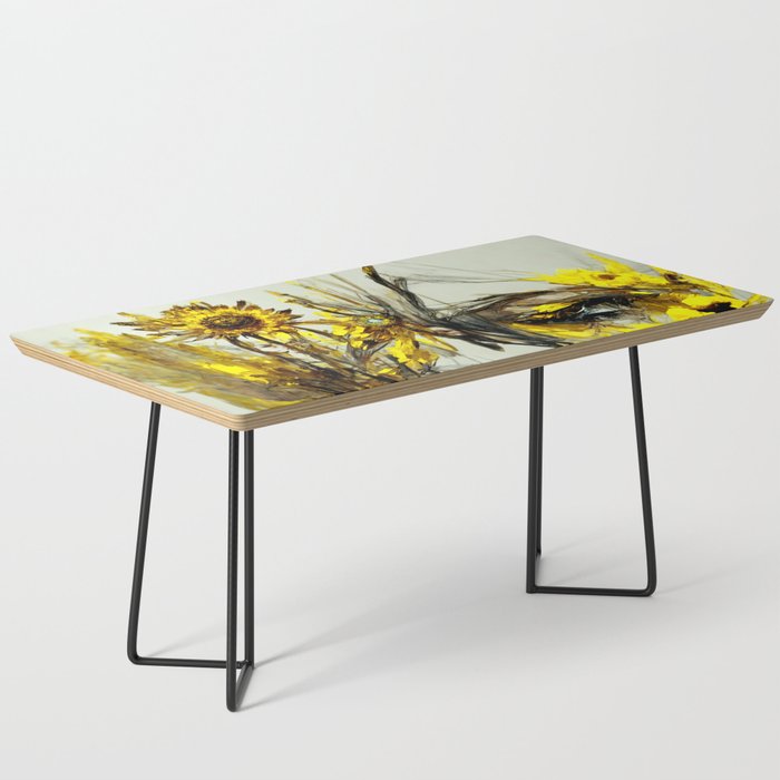 Sunflower Force - Beauty in the Detail (Abstract Art Take Three) Coffee Table