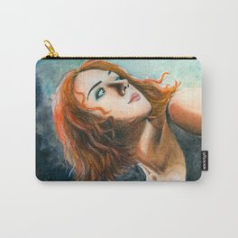 Let me put you on hold Carry-All Pouch | Mixed Media, Movies & TV, Painting 