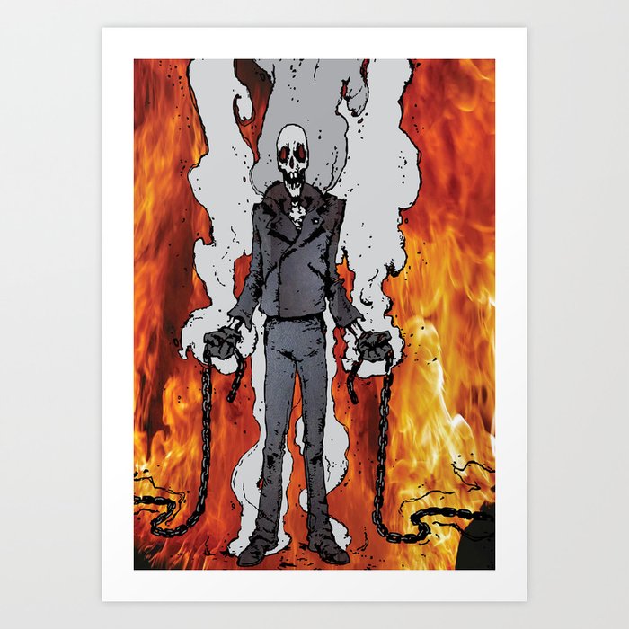 Ghost Rider Art Print