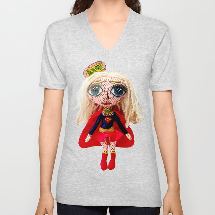 Kara Zoe-El ~ Supergirl V Neck T Shirt