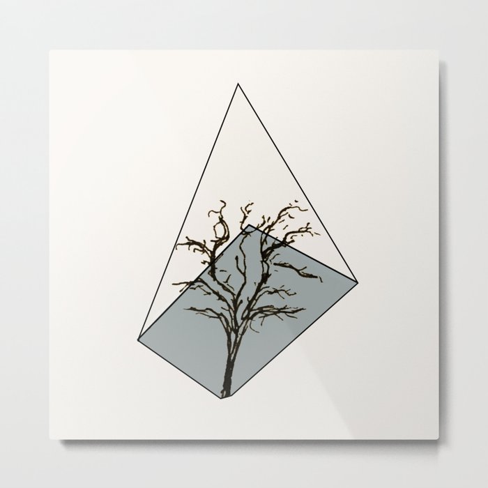 A Tree within a Terrarium Metal Print