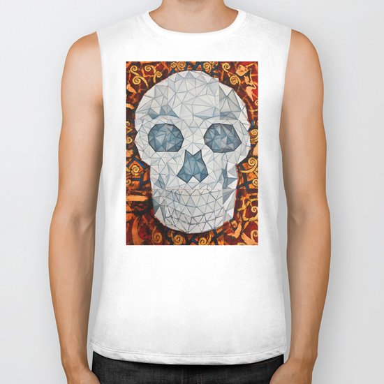 Galvanized Skull Biker Tank