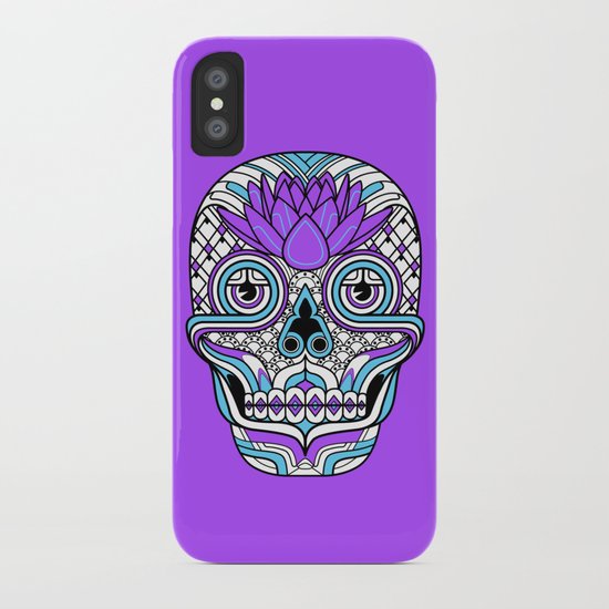 Lotus Skull iPhone Case