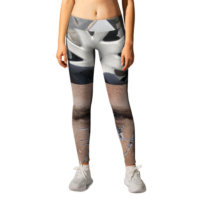 Barbed Wire Face Leggings