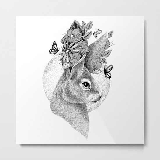 HARE Metal Print