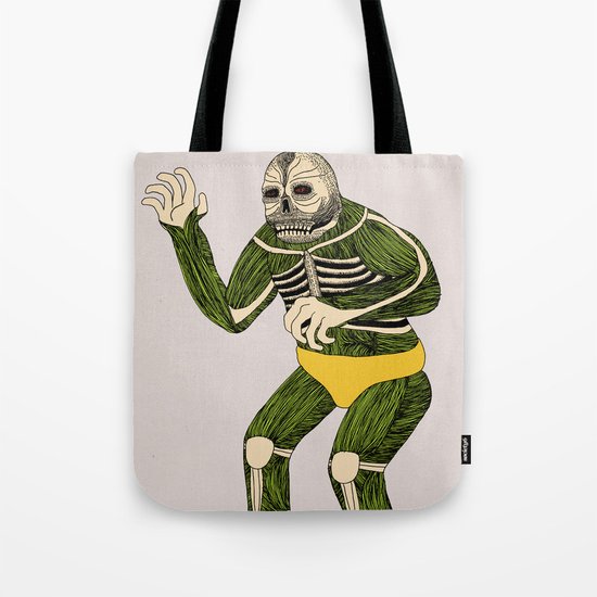 The Original Glowing Skull Tote Bag