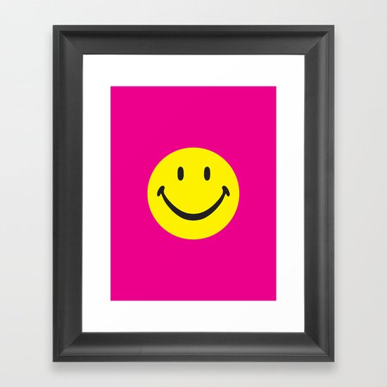 smiley02 Framed Art Print