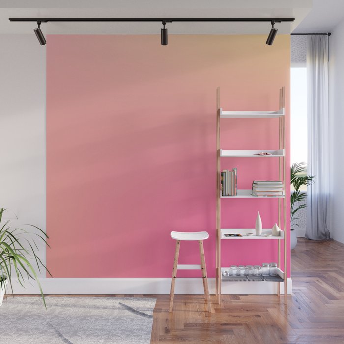 19 Pink Gradient Background Colour Palette 220721 Aura Ombre Valourine Digital Minimalist Art Wall Mural