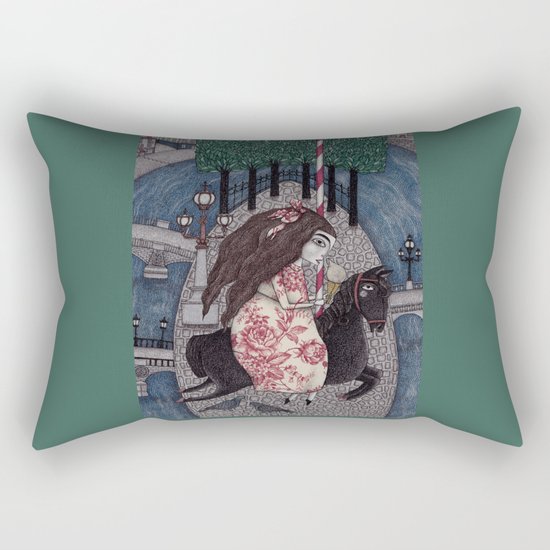 My Summer Days Rectangular Pillow