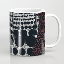 Cubism patterned vase Mug