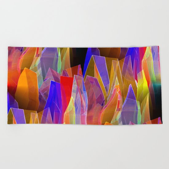 towel full of colors -7- Beach Towel