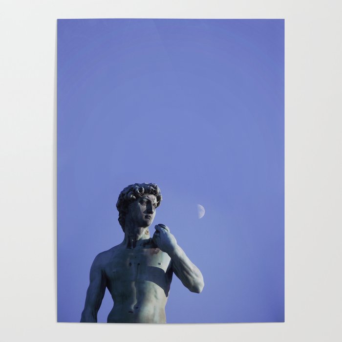 Michelangelo's David | Fine Art Photography in Italy Florence  Poster