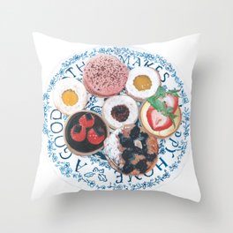 Tea Time Throw Pillow