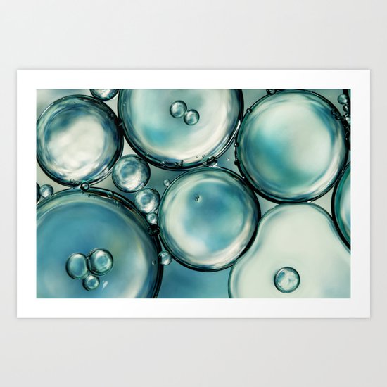 Silver Sapphire Art Print
