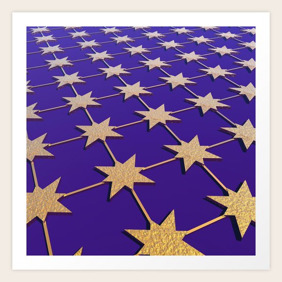 Starz-3D Art Print