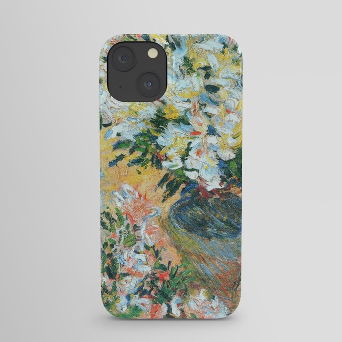 Claude Monet : White Azaleas in a Pot iPhone Case