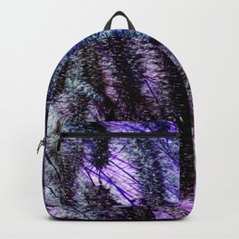 midnight purple fluffy foliage Backpack