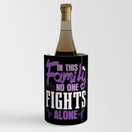 Purple No One Alone Pancreatic Cancer Awareness Wine Chiller
