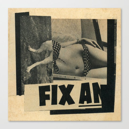 Temporary Fix Canvas Print