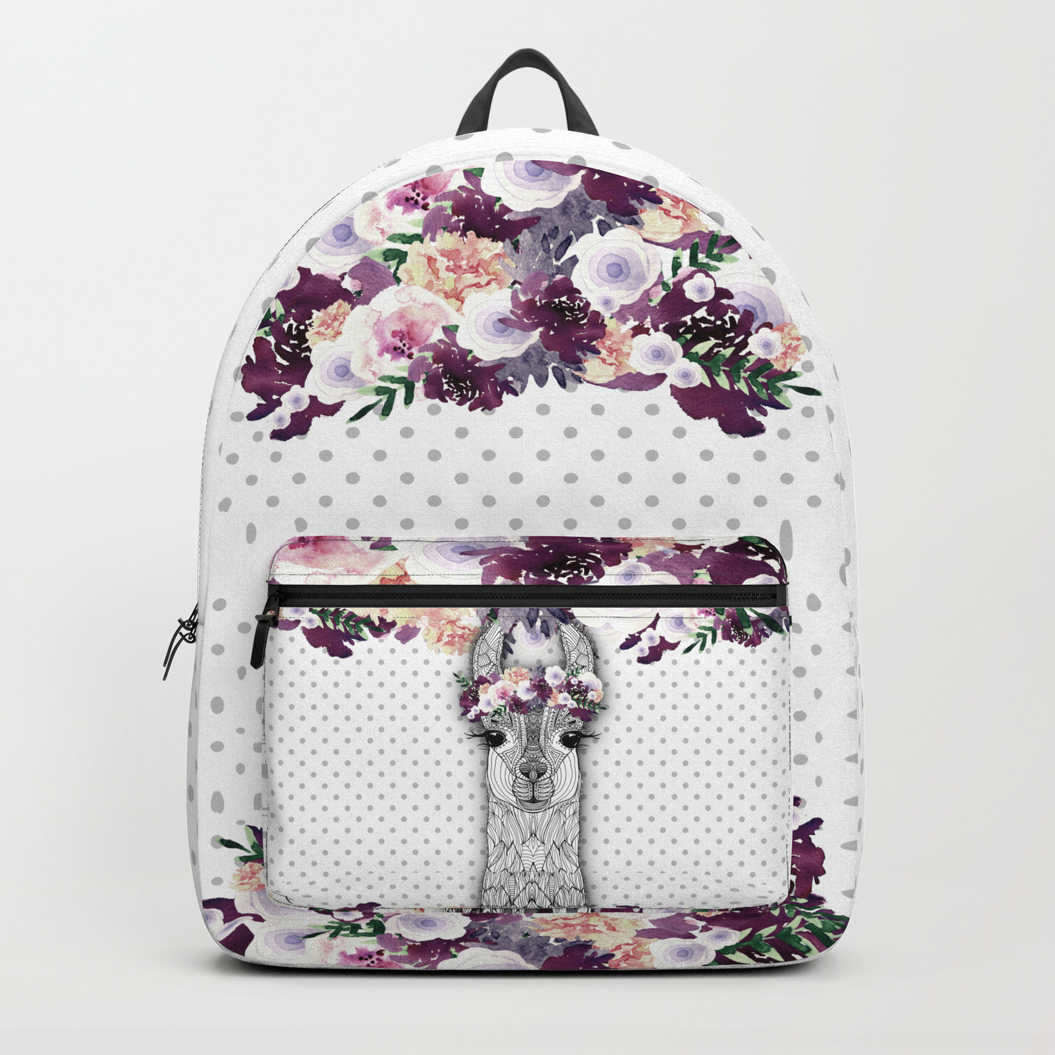FLOWER GIRL ALPACA Backpack by