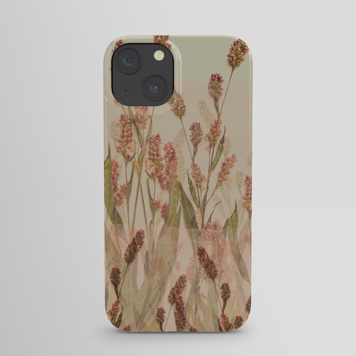 vegetal motif iPhone Case