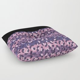Leopard Purple Blue Pink Floor Pillow