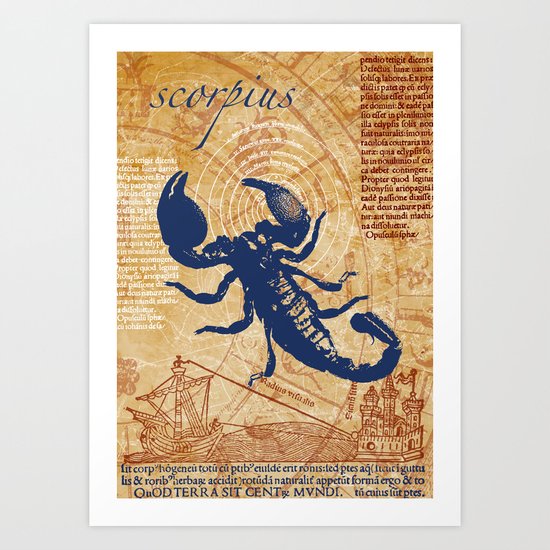 scorpius | skorpion Art Print