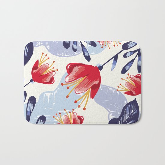 Flowers Bath Mat