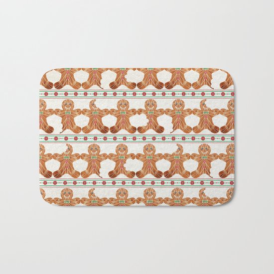 gingerbread man Bath Mat
