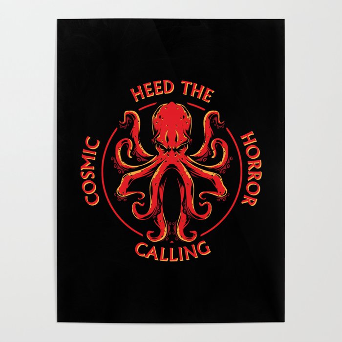 Heed The Calling - Cthulhu. Poster