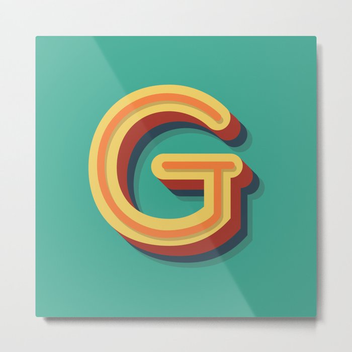 The Letter G Metal Print