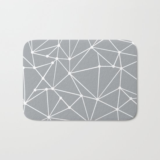 Ab Out Spots Grey Bath Mat