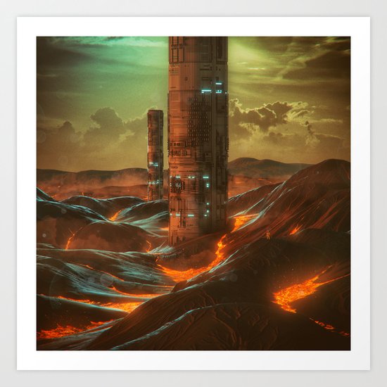 X1.TERRAFORM (YEAR ZERO) (everyday 09.18.15) Art Print