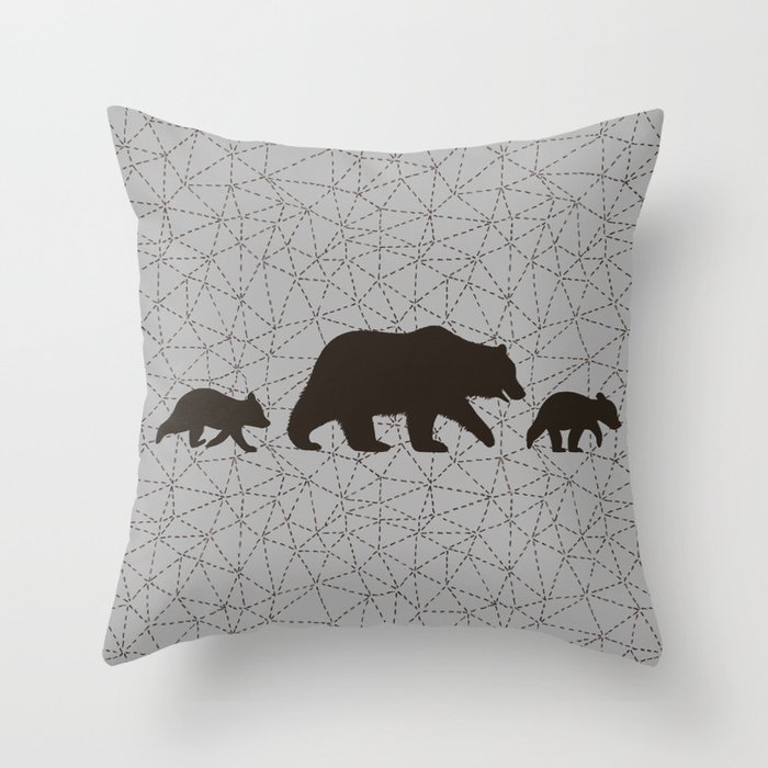 Grizzly outlet bear pillow