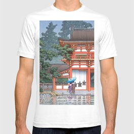Tennoji Temple in Osaka by Hasui Kawase T Shirt