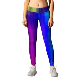 Jumbled Leggings | Violet, Blended, Purple, Vibrant, Google, Abstract, Aqua, Background, Red, Orange 