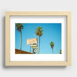 LA Strip Recessed Framed Print