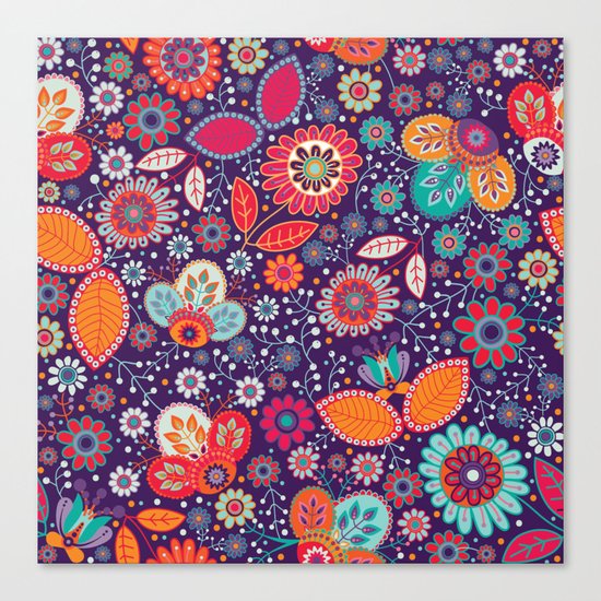 Shabby flowers #29 Canvas Print