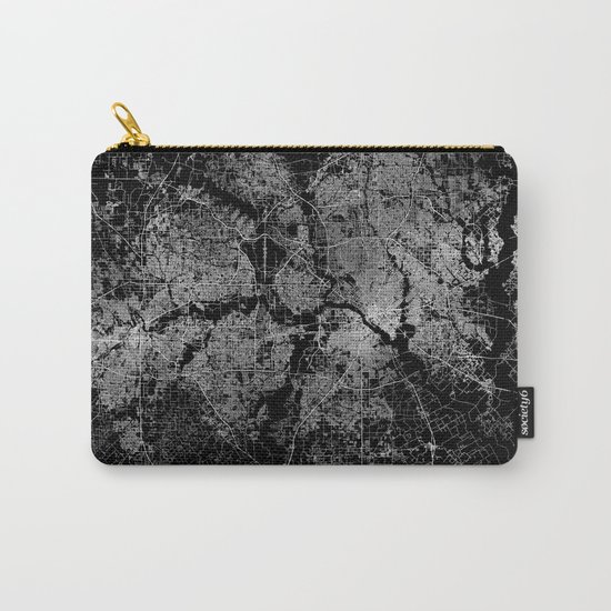 Dallas map Texas Carry-All Pouch